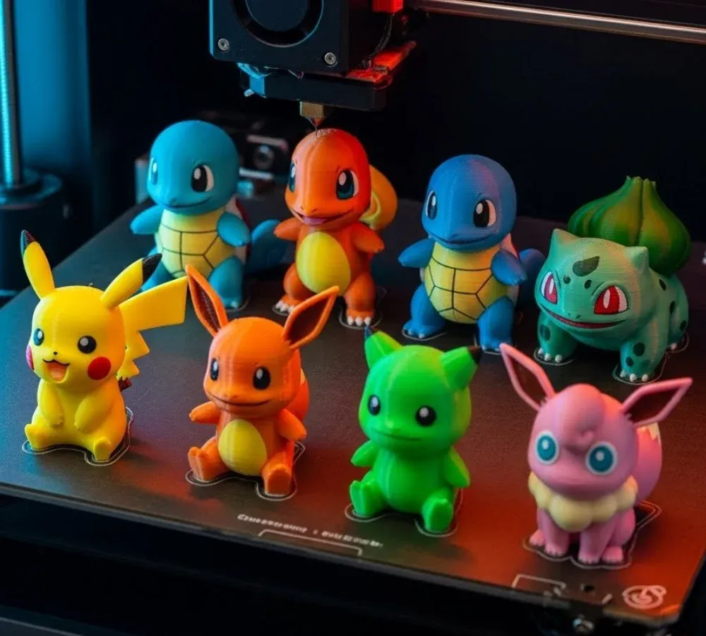 Colecionáveis impressos em 3D